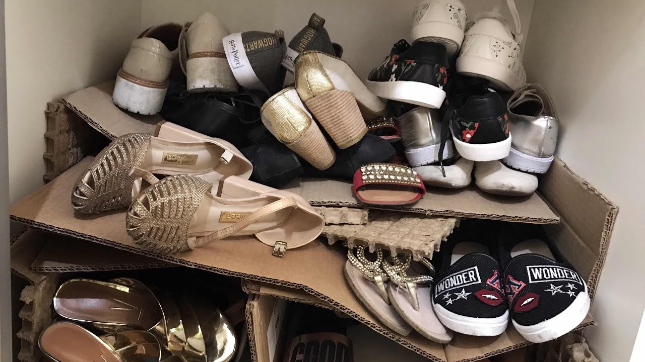 Como organizar sapatos de adolescente no guarda-roupa