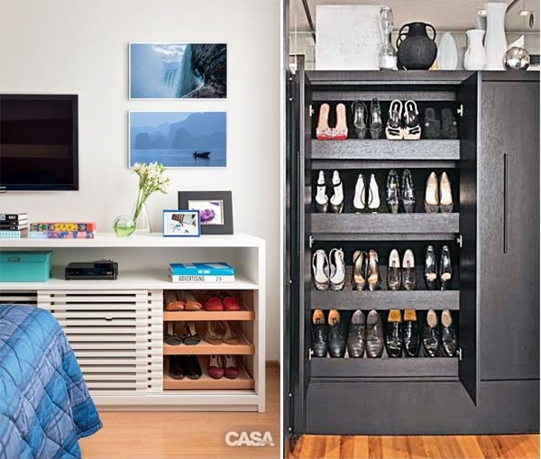 Como organizar sapatos de adolescente no guarda-roupa