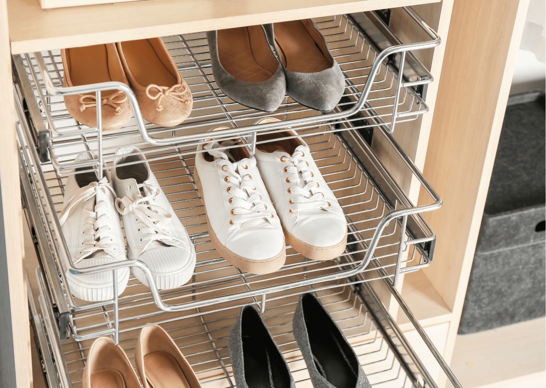 Como usar caixas transparentes para organizar sapatos