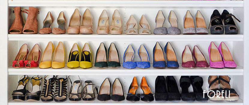 Como usar caixas transparentes para organizar sapatos