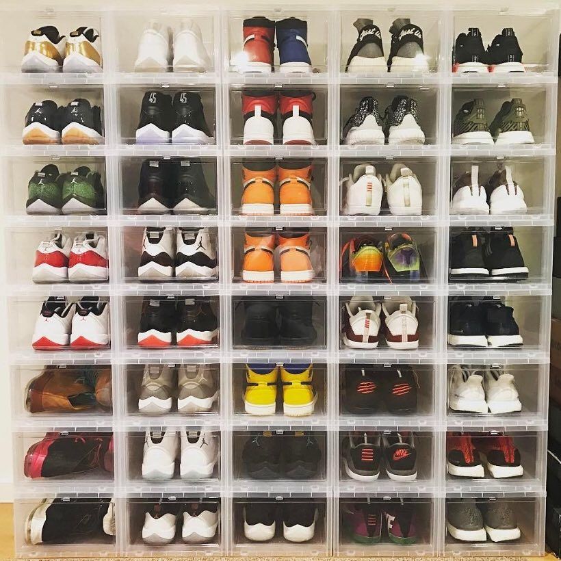 Como organizar sapatos em prateleiras aramadas