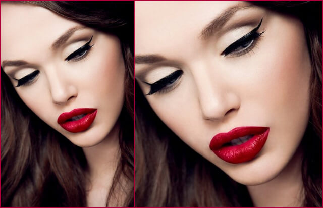 técnica de aplicação de batom matte