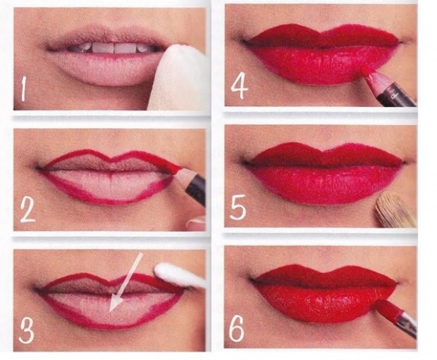 Como passar batom vermelho perfeito sem borrar