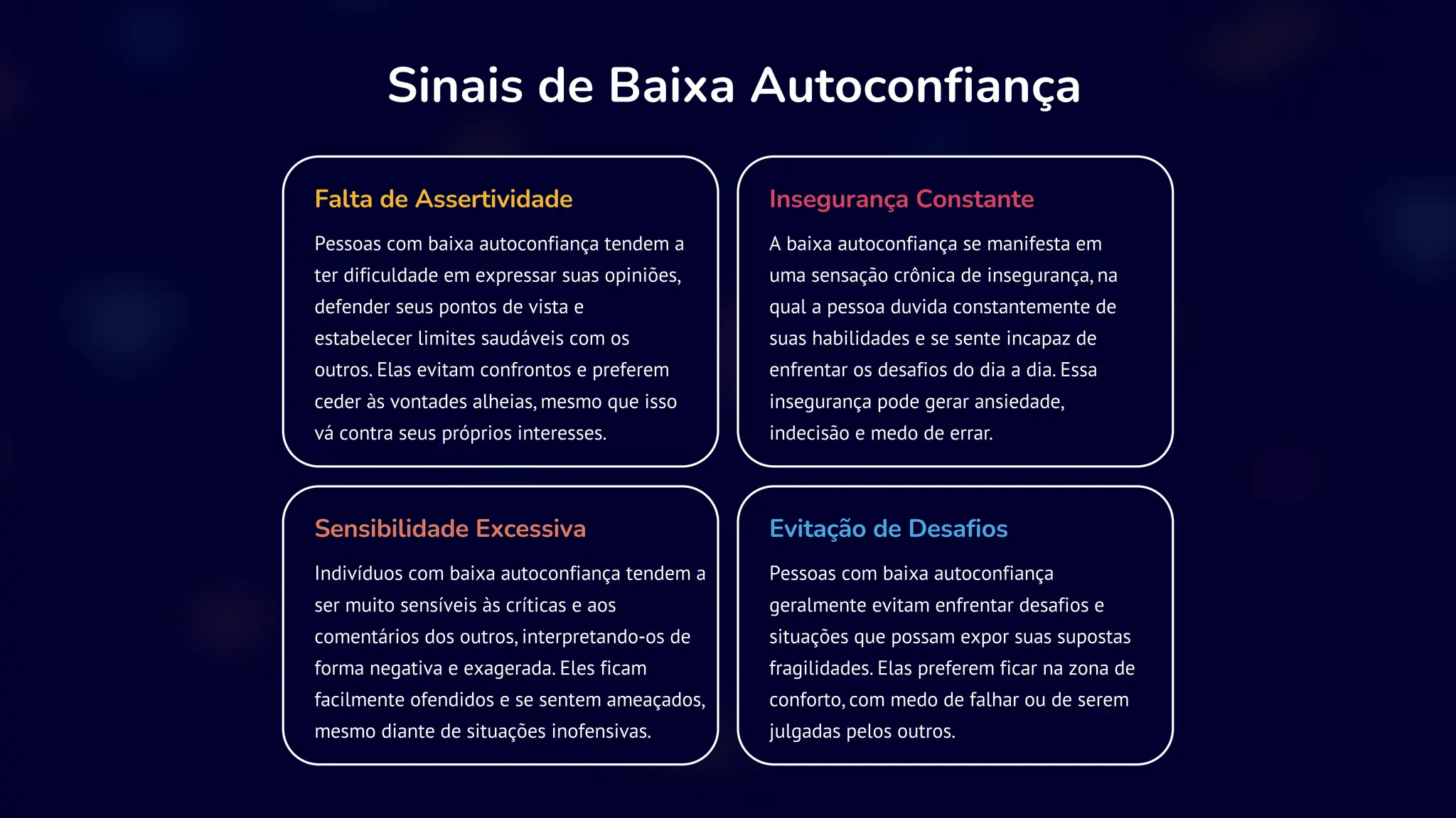exercícios de autoelogio para reduzir pensamentos negativos