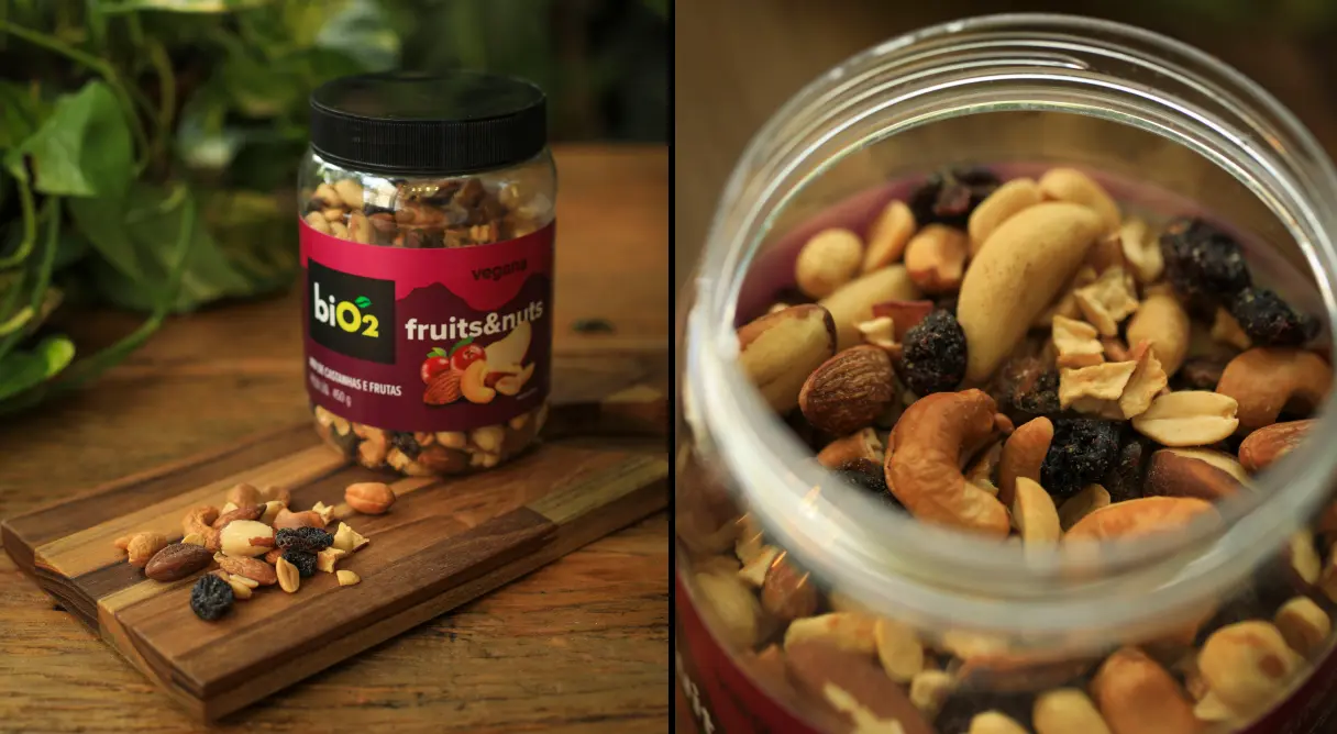 Como preparar snacks de nuts e sementes para a mala