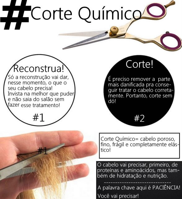 Como recuperar o corte químico do cabelo