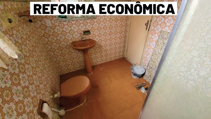 Como reformar banheiro antigo sem quebrar nada