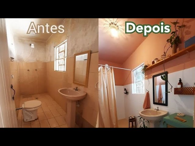 Como reformar banheiro antigo sem quebrar nada