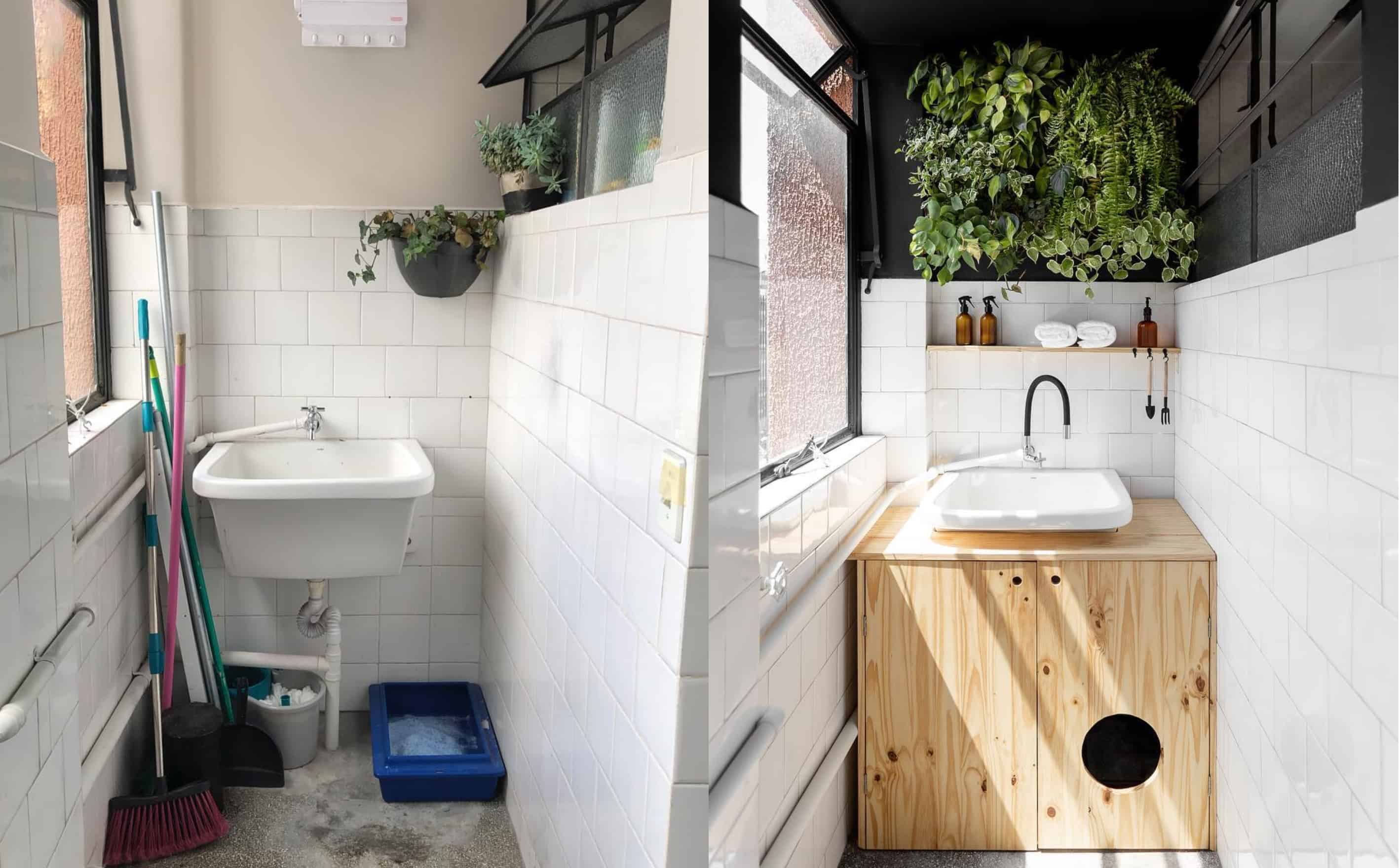 Renovando a Lavanderia: Ideias Criativas com Papel Contact