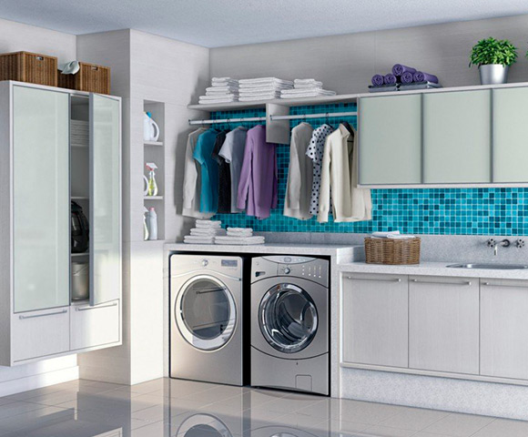 Acessórios Essenciais para uma Lavanderia Funcional e Bonita