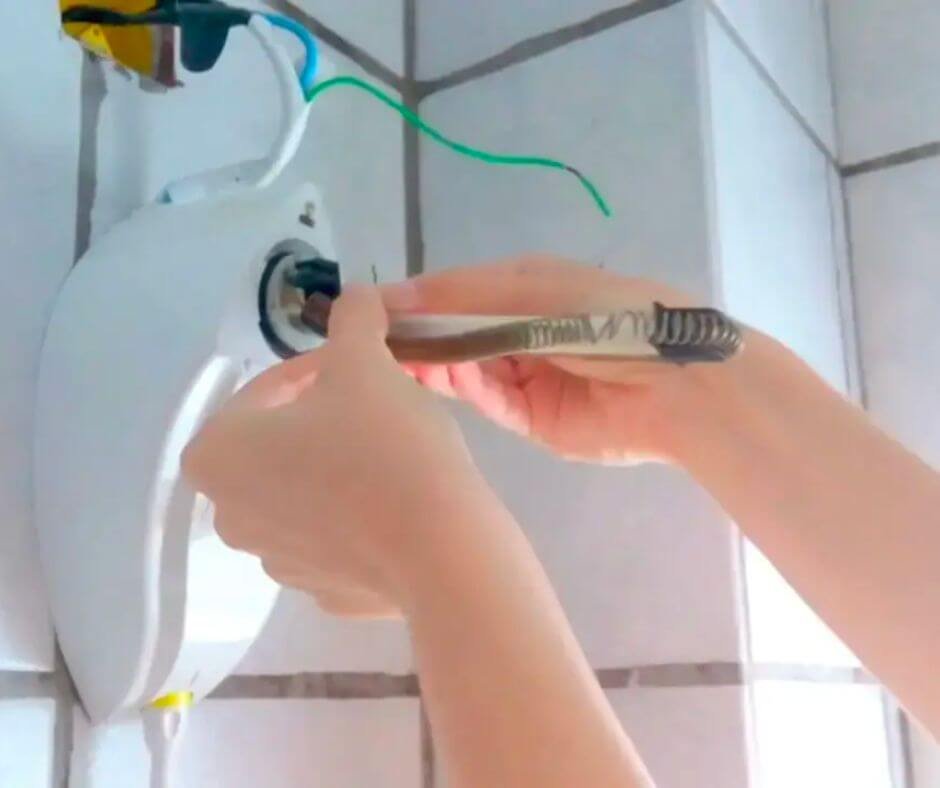 passo a passo para troca de resistência de chuveiro blindado