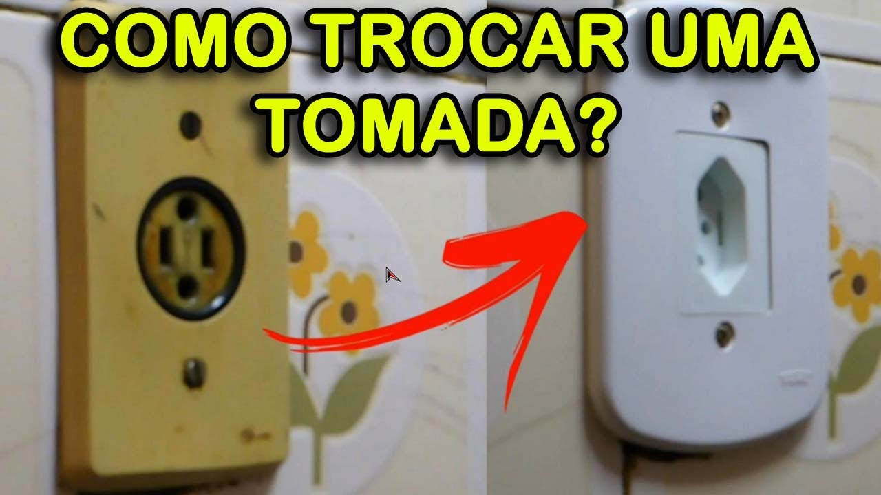 Como trocar tomada antiga por modelo novo 3 pinos
