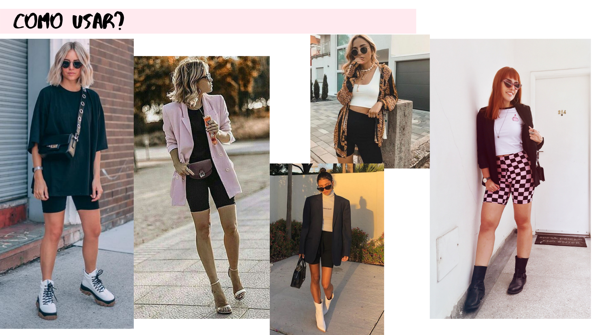 Como usar bermuda ciclista (biker shorts) com estilo