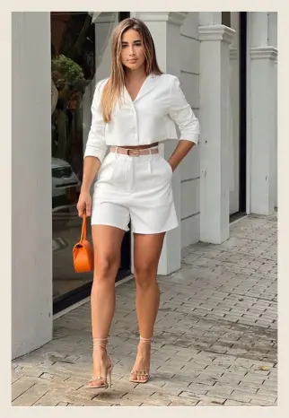 looks com bermuda de alfaiataria para trabalho