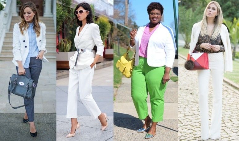 Looks all white: Elegância e frescor para o verão