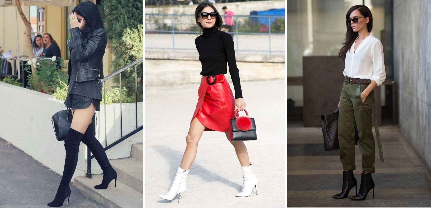 looks com bota de bico fino e calça skinny