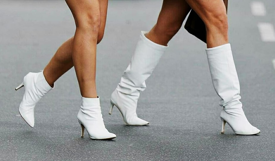 Como usar bota branca de bico fino