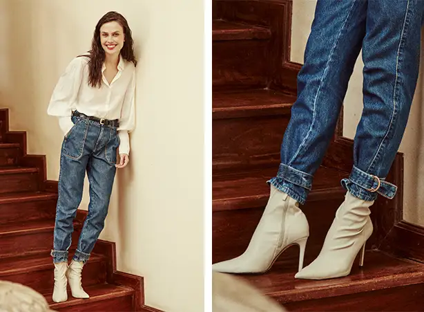 Como usar bota branca de cano curto