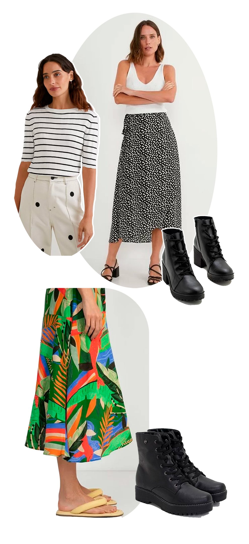 como usar bota chelsea com saia curta