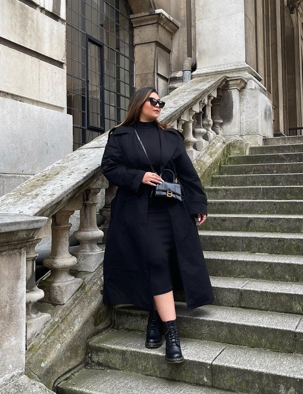 Como usar bota coturno com vestido de seda