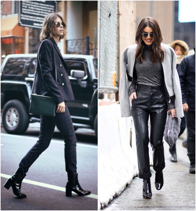 Como usar bota de verniz preta e colorida