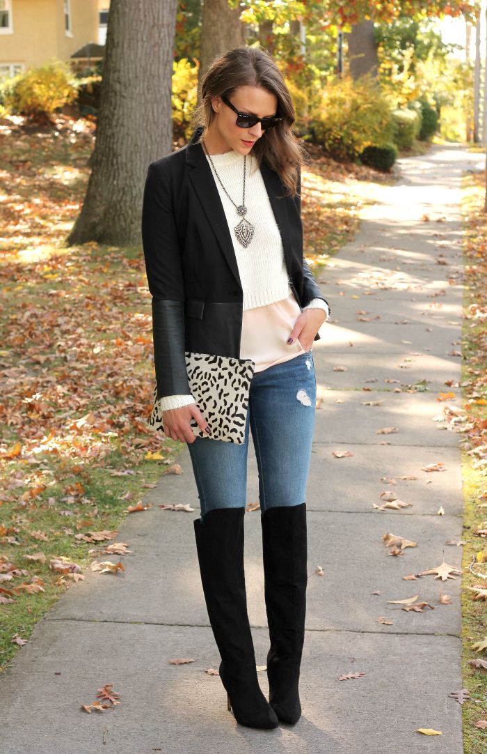 Como combinar bota over the knee com saias e vestidos