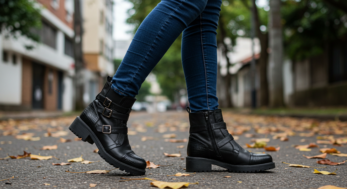 Como usar bota over the knee com jeans skinny