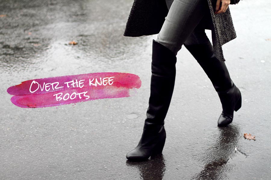 como usar bota por cima do joelho