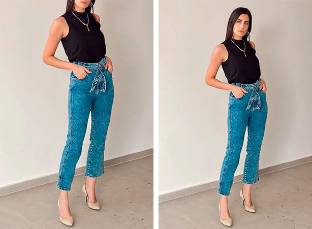 Como usar calça clochard: dicas para marcar a cintura