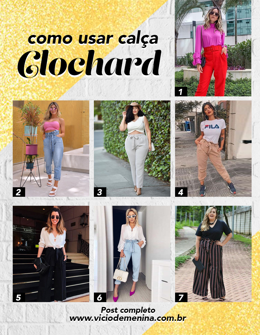 Como usar calça clochard: dicas para marcar a cintura