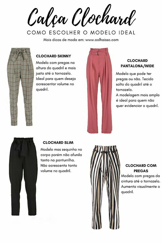 Como usar calça clochard: dicas para marcar a cintura