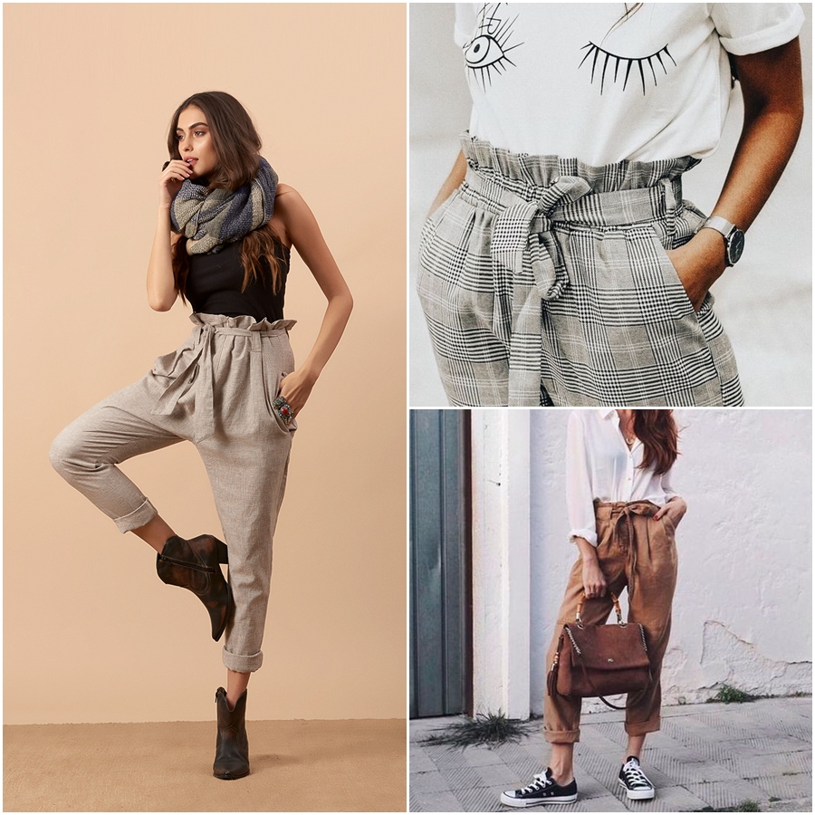 Como usar calça clochard: dicas para marcar a cintura