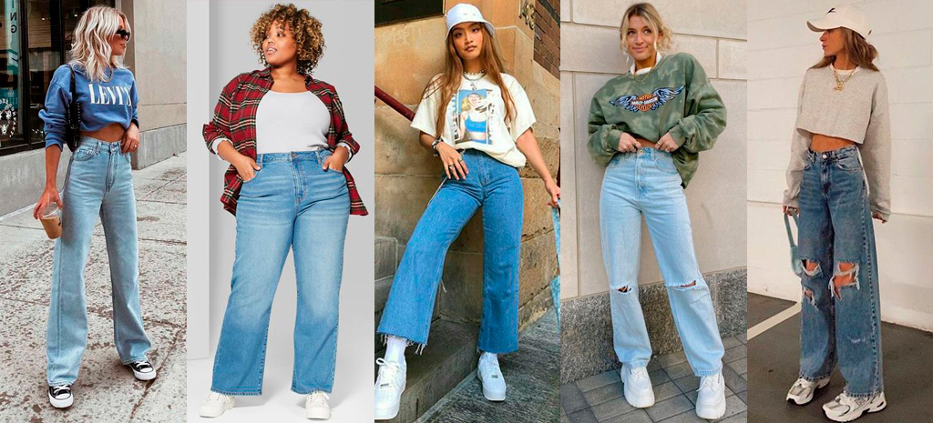 calça wide leg casual