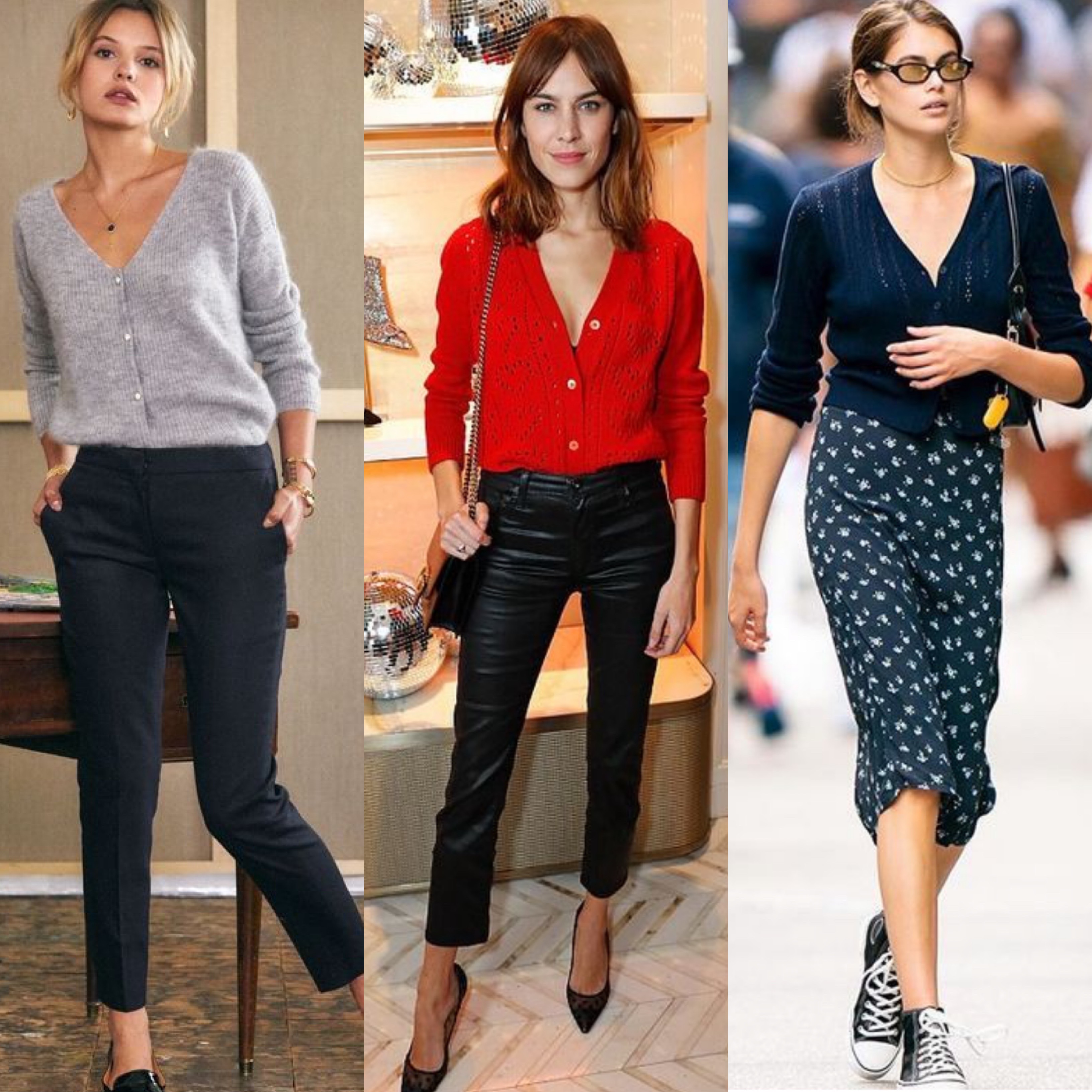 Como usar cardigan curto como blusa única