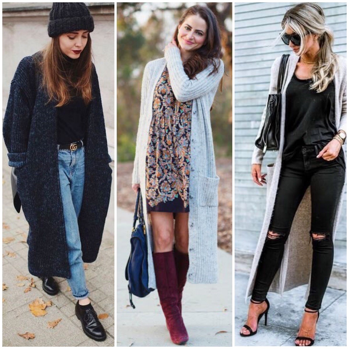 Como usar cardigan feminino longo (maxi cardigan)