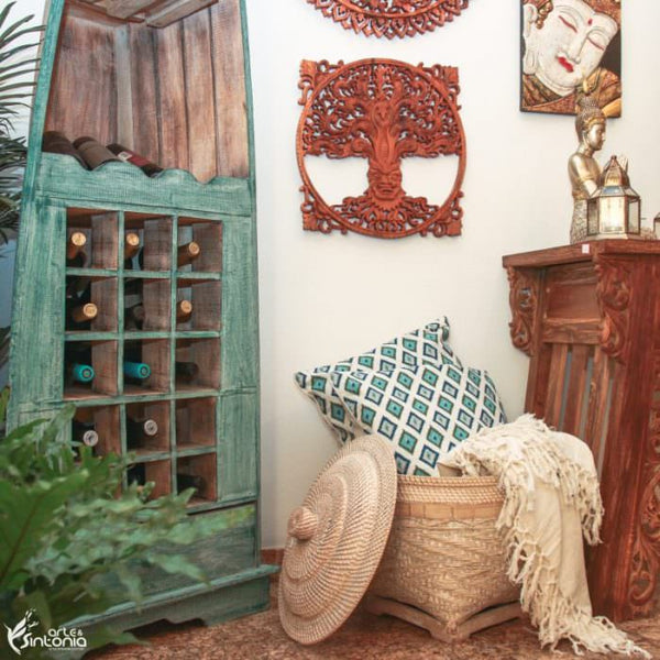 cestos de bambu para cozinha