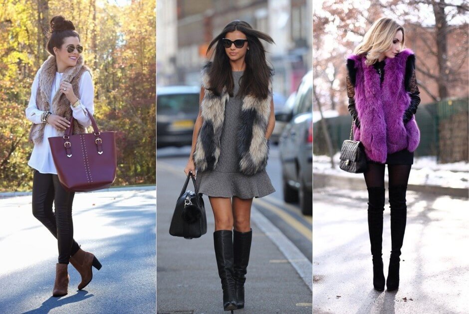 Como Combinar Colete de Pelo com Jeans para um Visual Moderno