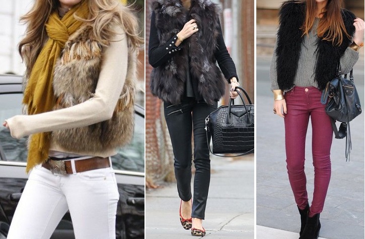 Como Combinar Colete de Pelo com Jeans para um Visual Moderno