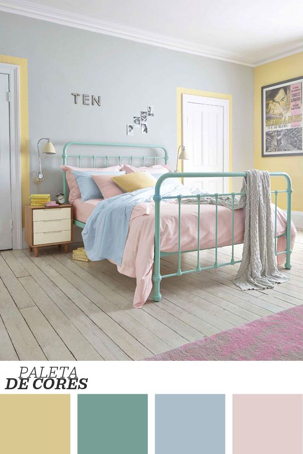 DIY: Crie um Mural Geométrico com Candy Colors no Seu Quarto