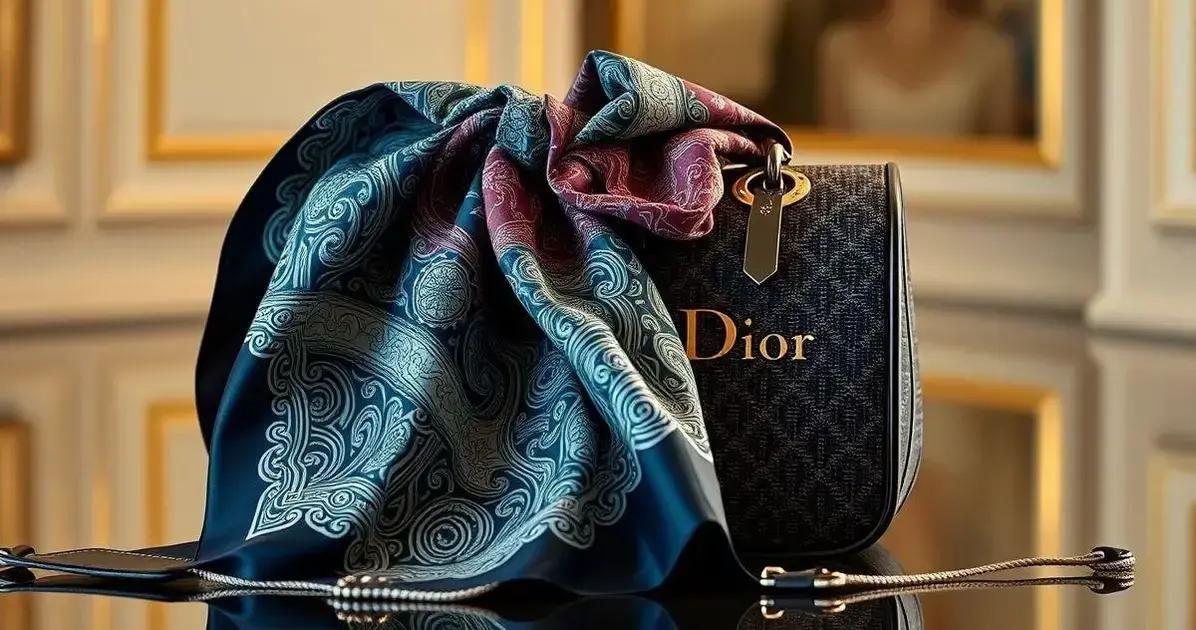 Como usar echarpe de seda como acessório de bolsa