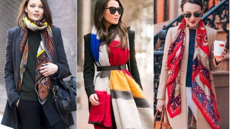 Como usar echarpe de seda como acessório de bolsa