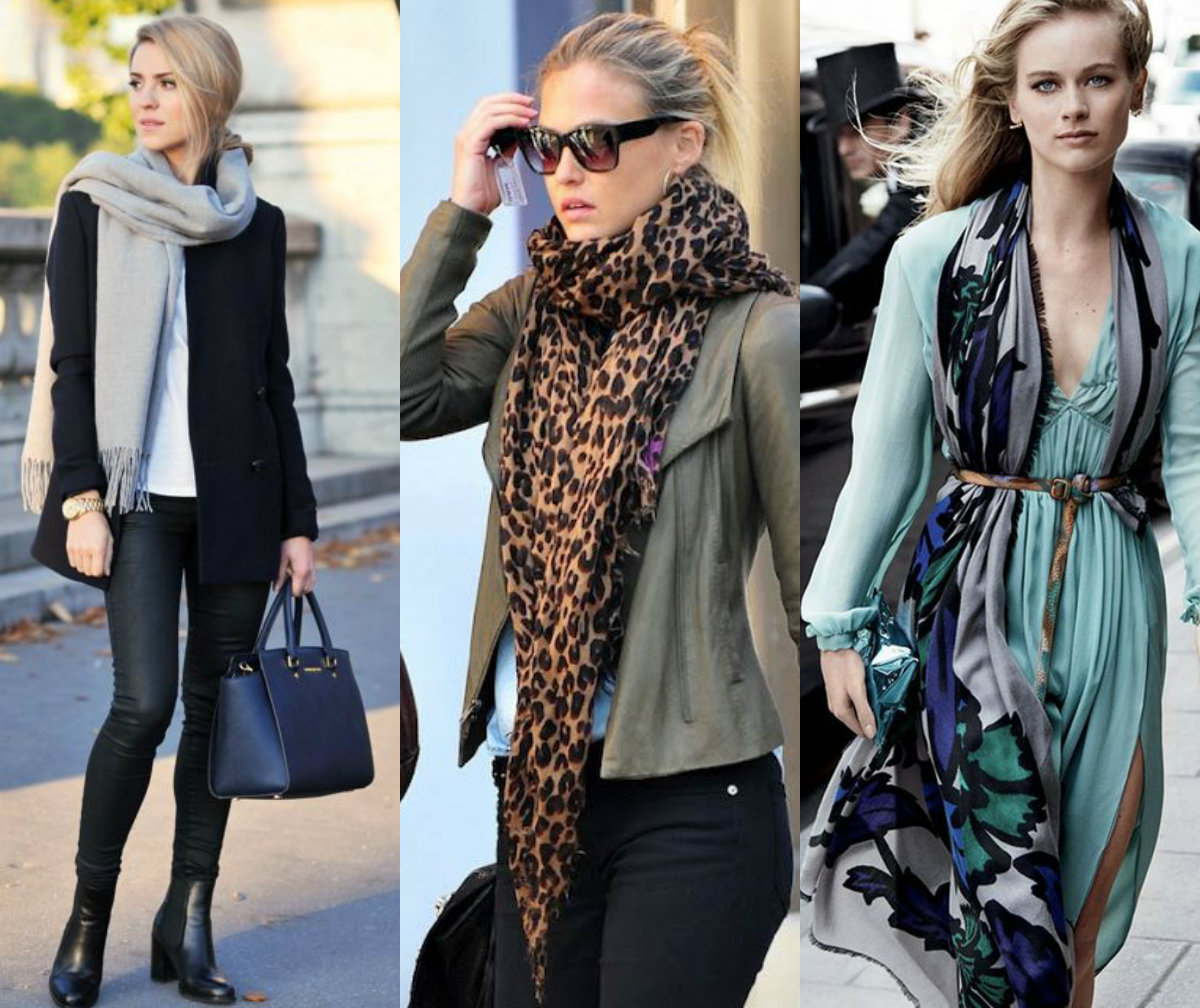 Como usar echarpe de seda como acessório de bolsa