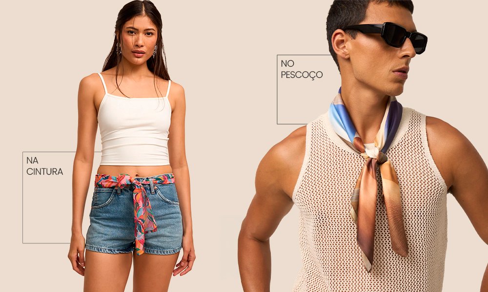 Como usar lenço como top no verão