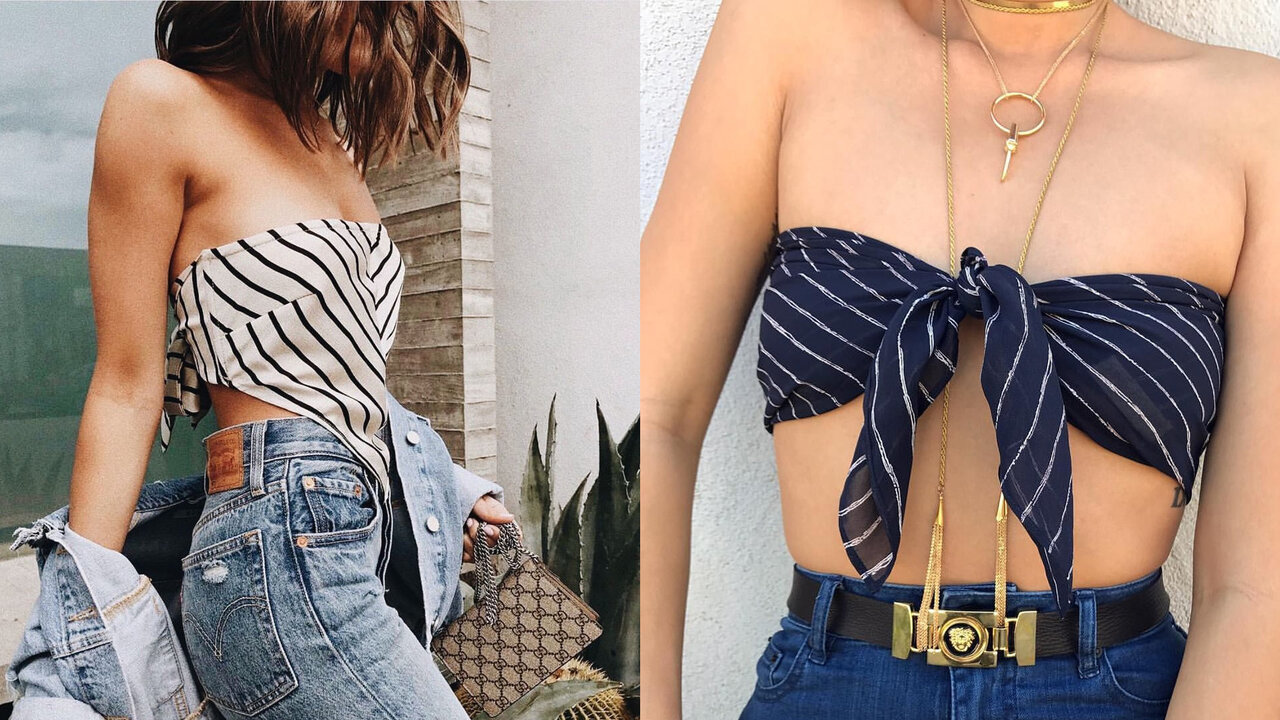 Como usar lenço como top no verão