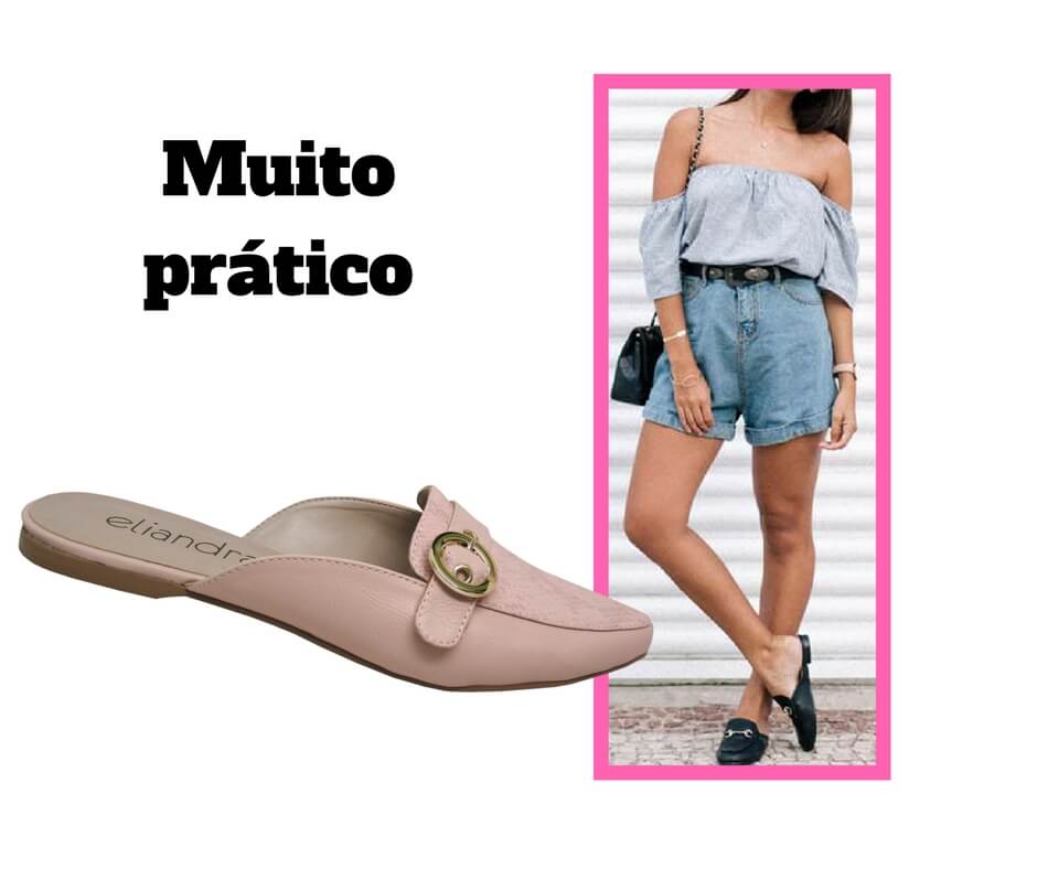 mule sapato feminino moda