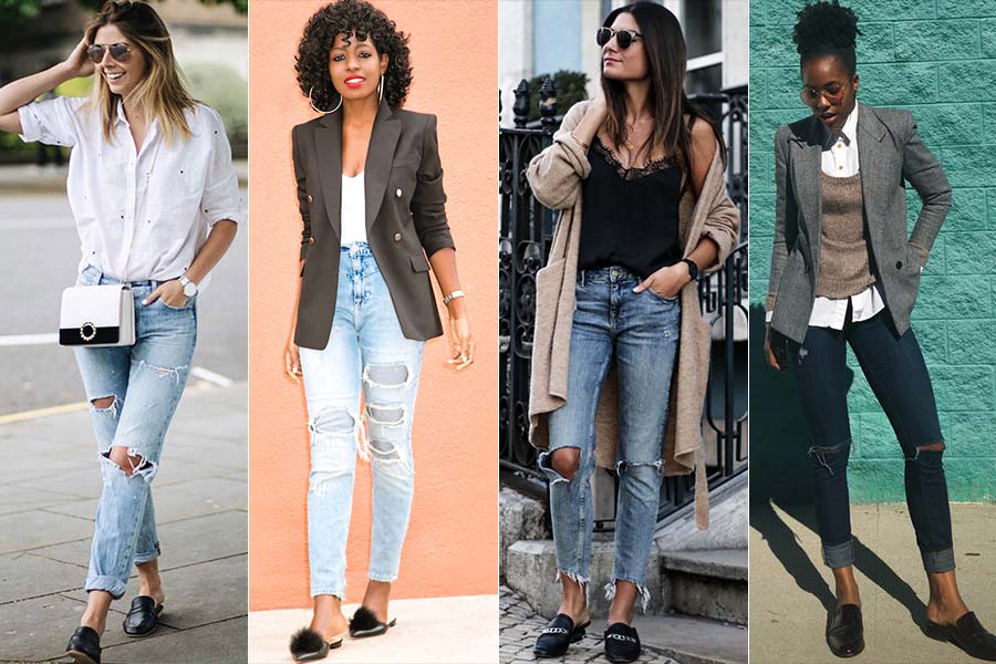 como usar sapato mule feminino