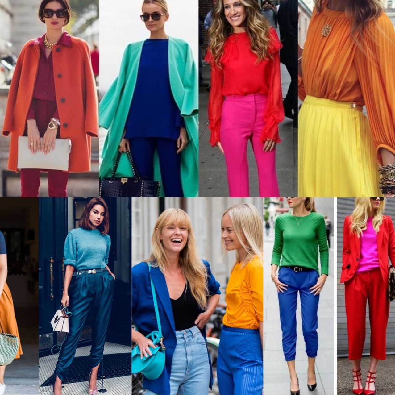 como usar círculo cromático para combinar roupas