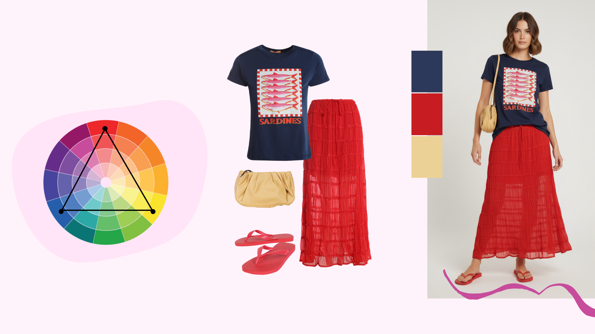 dicas de estilo com círculo cromático