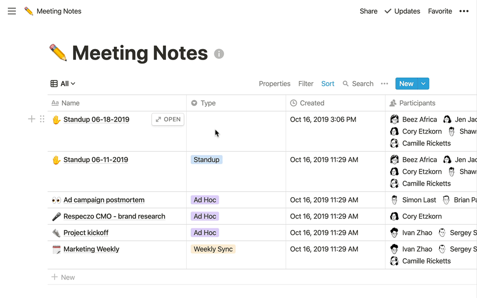 receitas e despesas notion