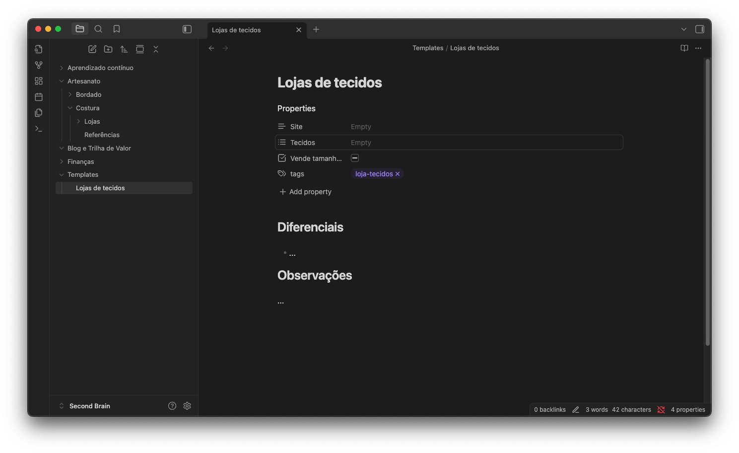obsidian para estudantes universitários